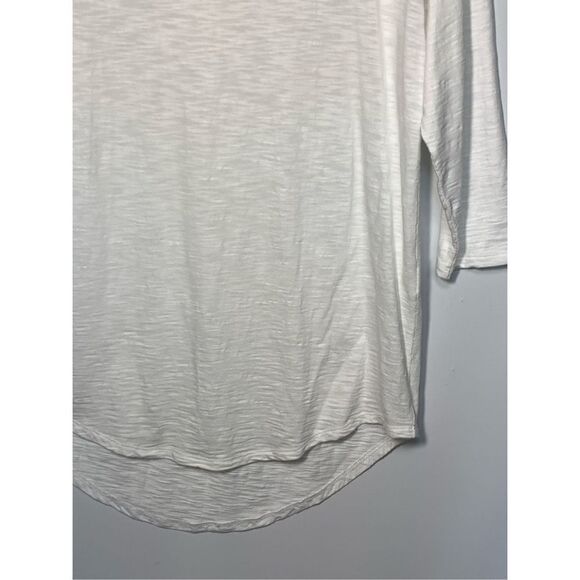 - Chico's Women's The Ultimate Drop Shoulder T-Shirt White Small - Picture 5 of 7